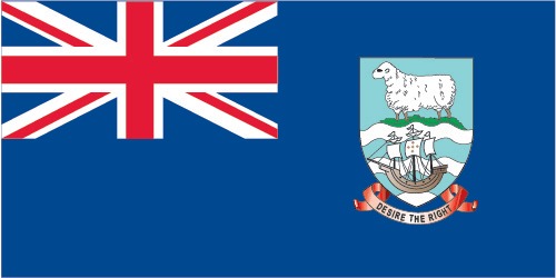 Falkland Islands (Islas Malvinas) Flag