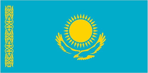Kazakhstan Flag
