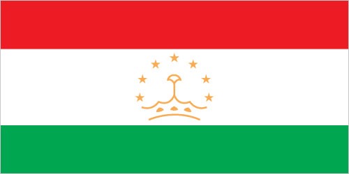 Tajikistan Flag