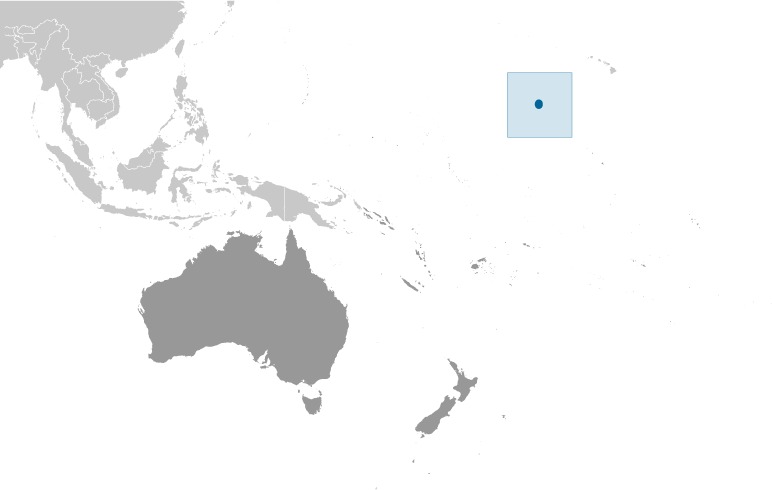 Johnston Atoll Locator Map