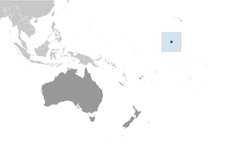 Palmyra Atoll Locator Map
